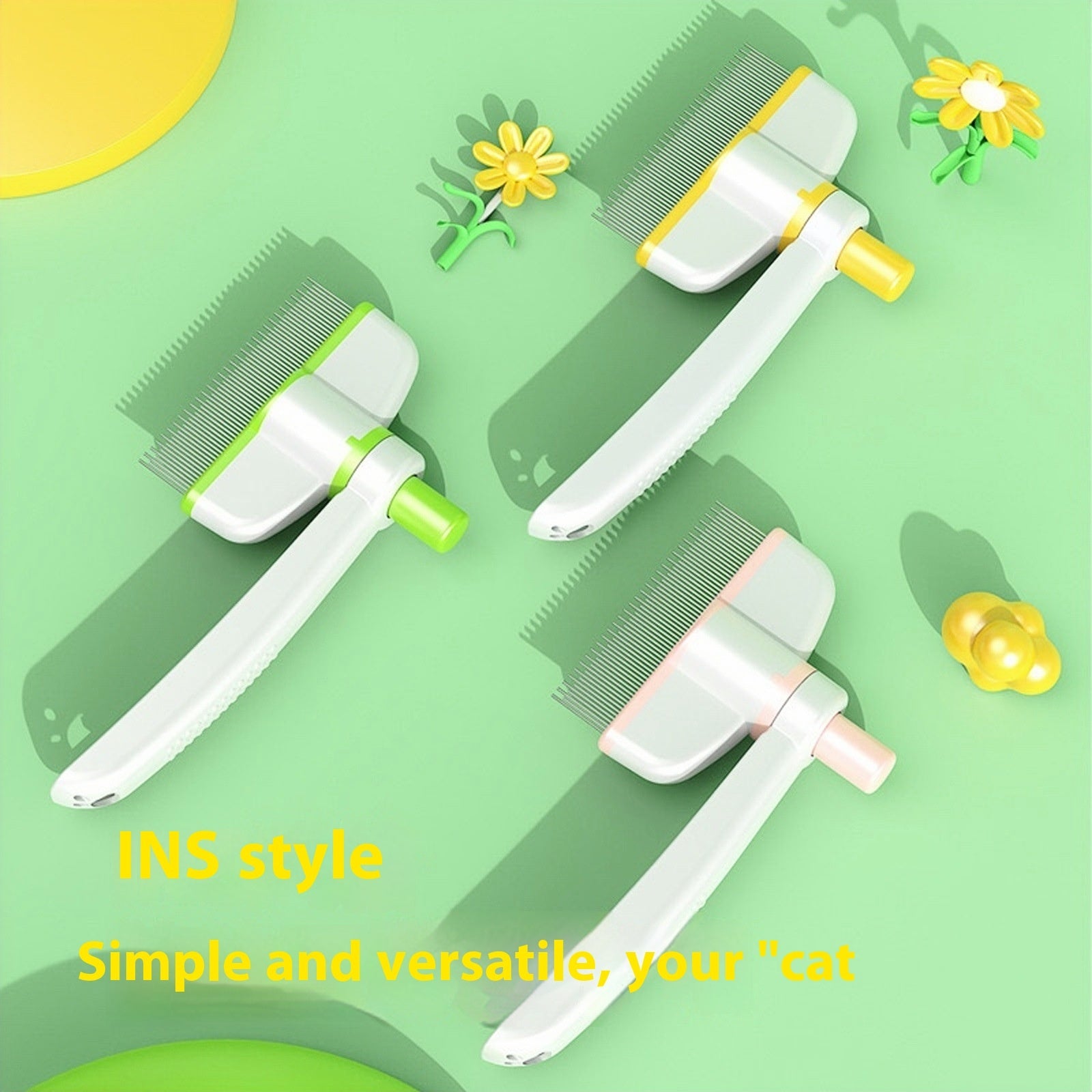 Effortlessly Remove Loose Hair & Mats with Ease.