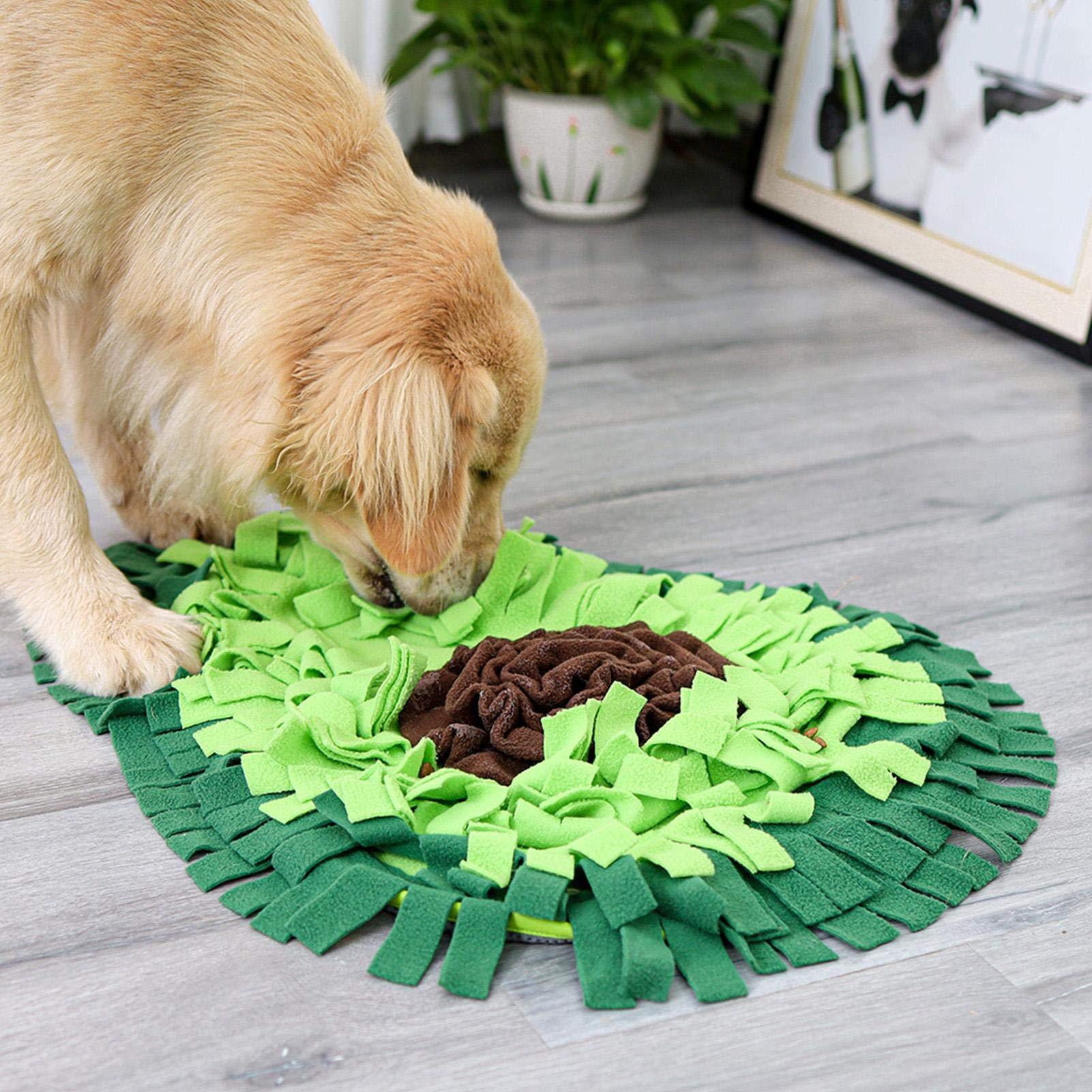 Dog Sniffing Mat Dog Puzzle Toy Pet Snack Feeding Mat Boring Interactive Game Training Blanket Snuffle Feeding Training Mat!