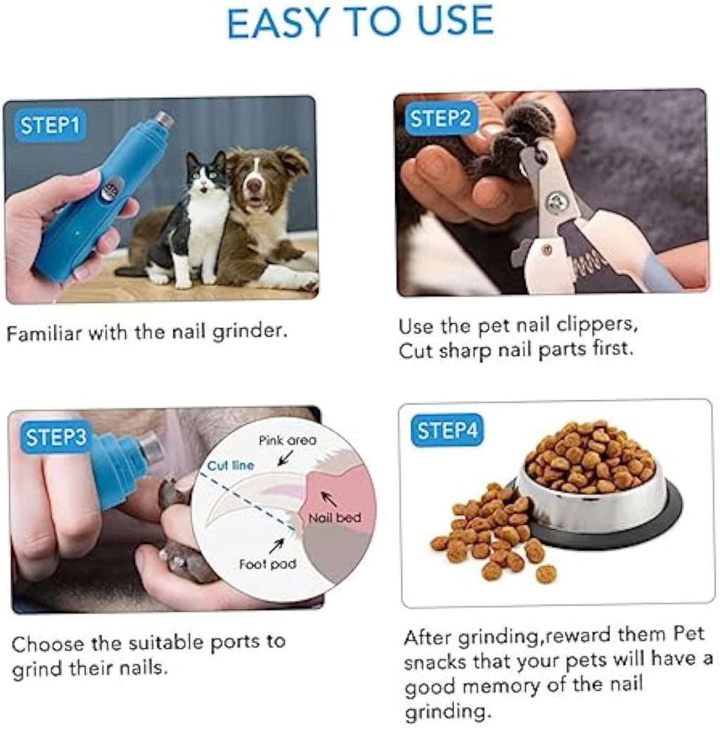 The Safe Electric Nail Grinder for Happy Paws.