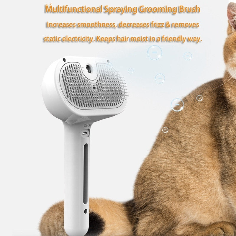 The Magic Self-Cleaning Brush for Tangle-Free Pets!