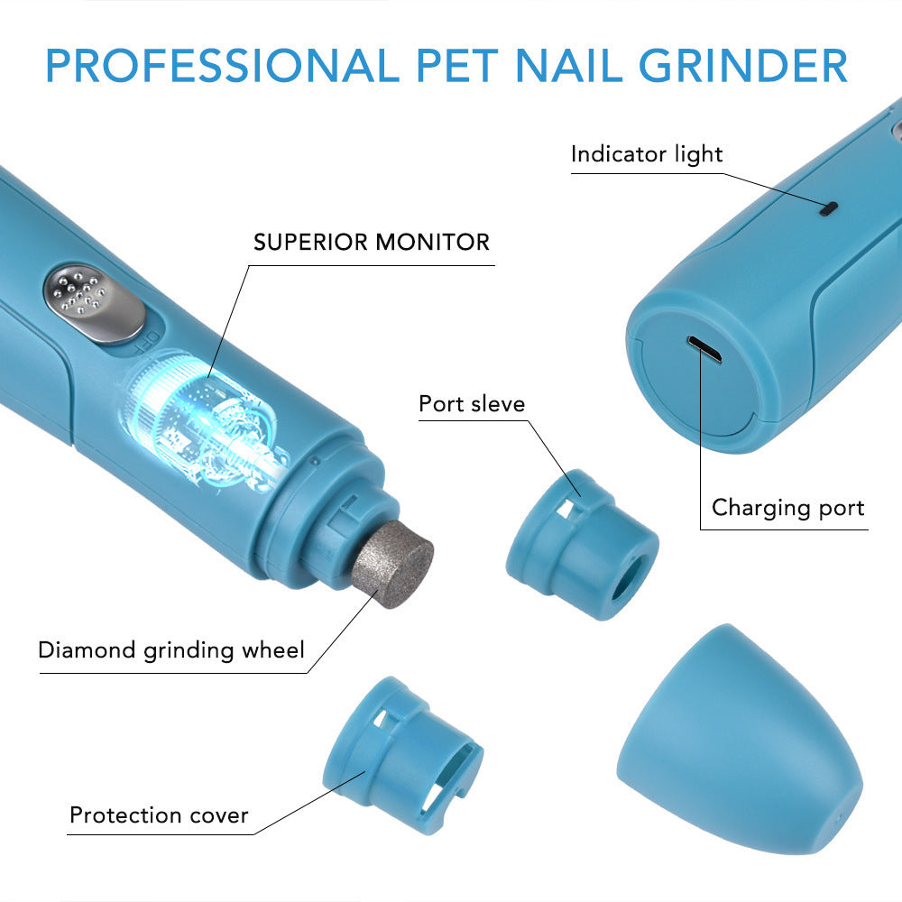The Safe Electric Nail Grinder for Happy Paws.