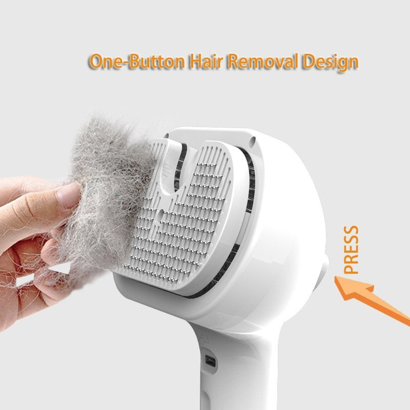 The Magic Self-Cleaning Brush for Tangle-Free Pets!