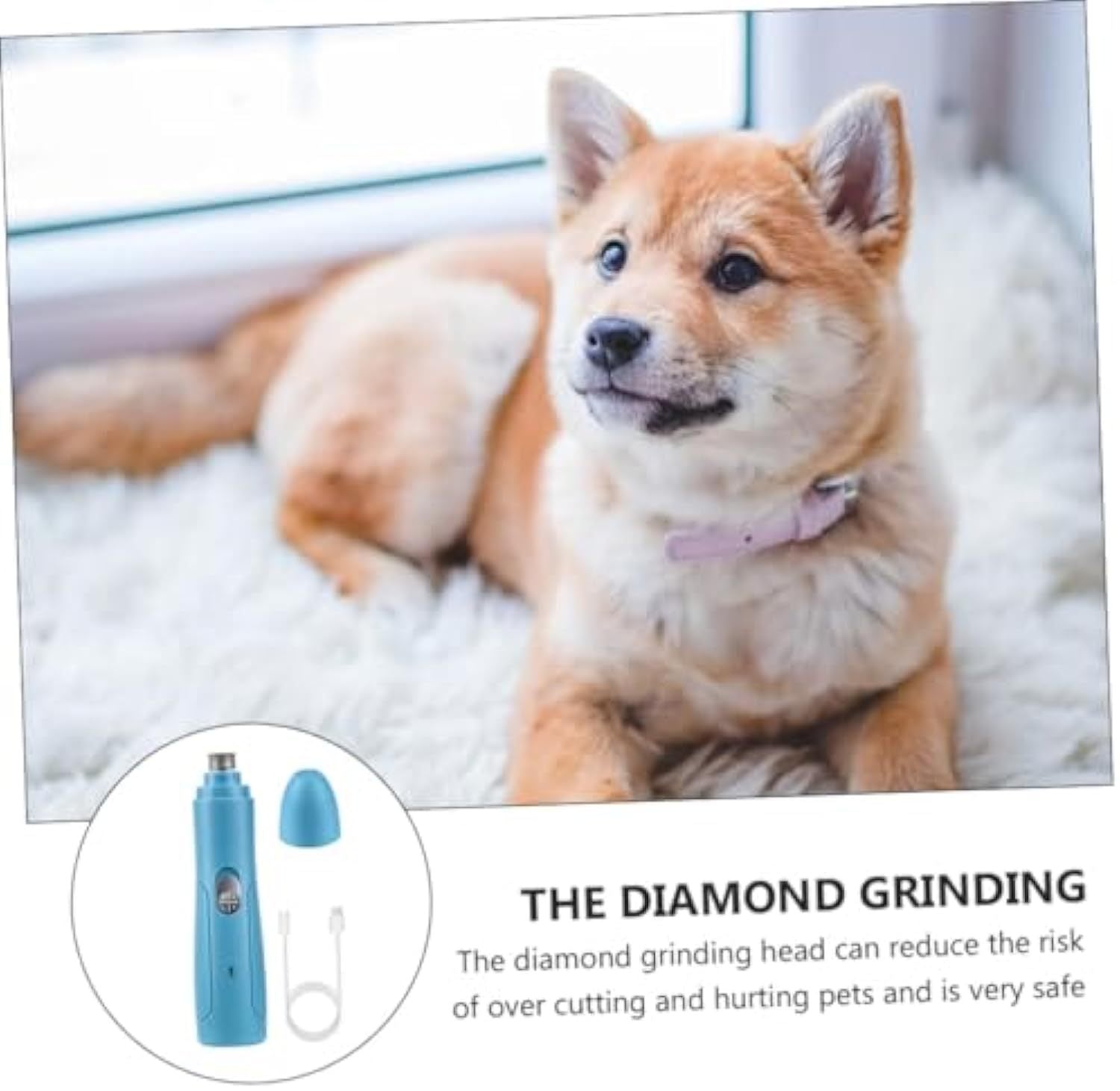 The Safe Electric Nail Grinder for Happy Paws.